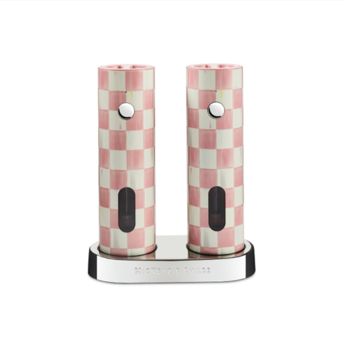 Rosy Check Electric Salt & Pepper Grinder Set