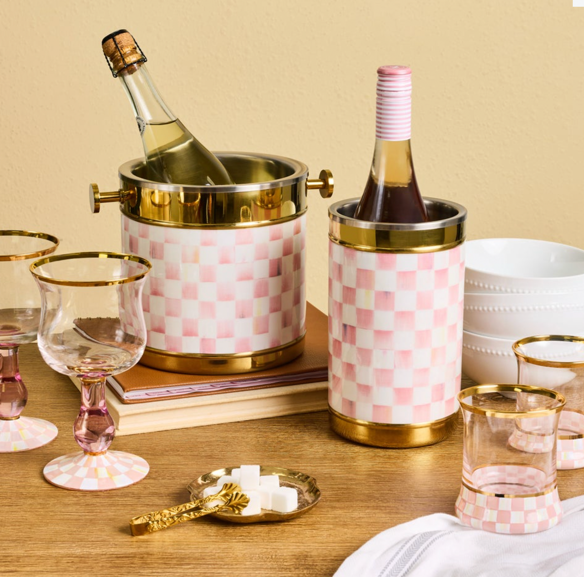 Rosy Check 3260 Gold Wine Cooler