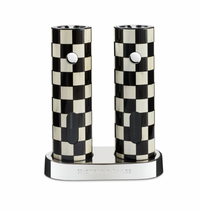 Courtly Check Electric Salt & Pepper Grinder Set