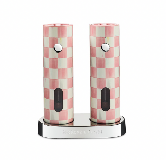Rosy Check Electric Salt & Pepper Grinder Set