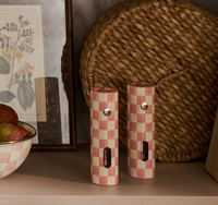 Rosy Check Electric Salt & Pepper Grinder Set