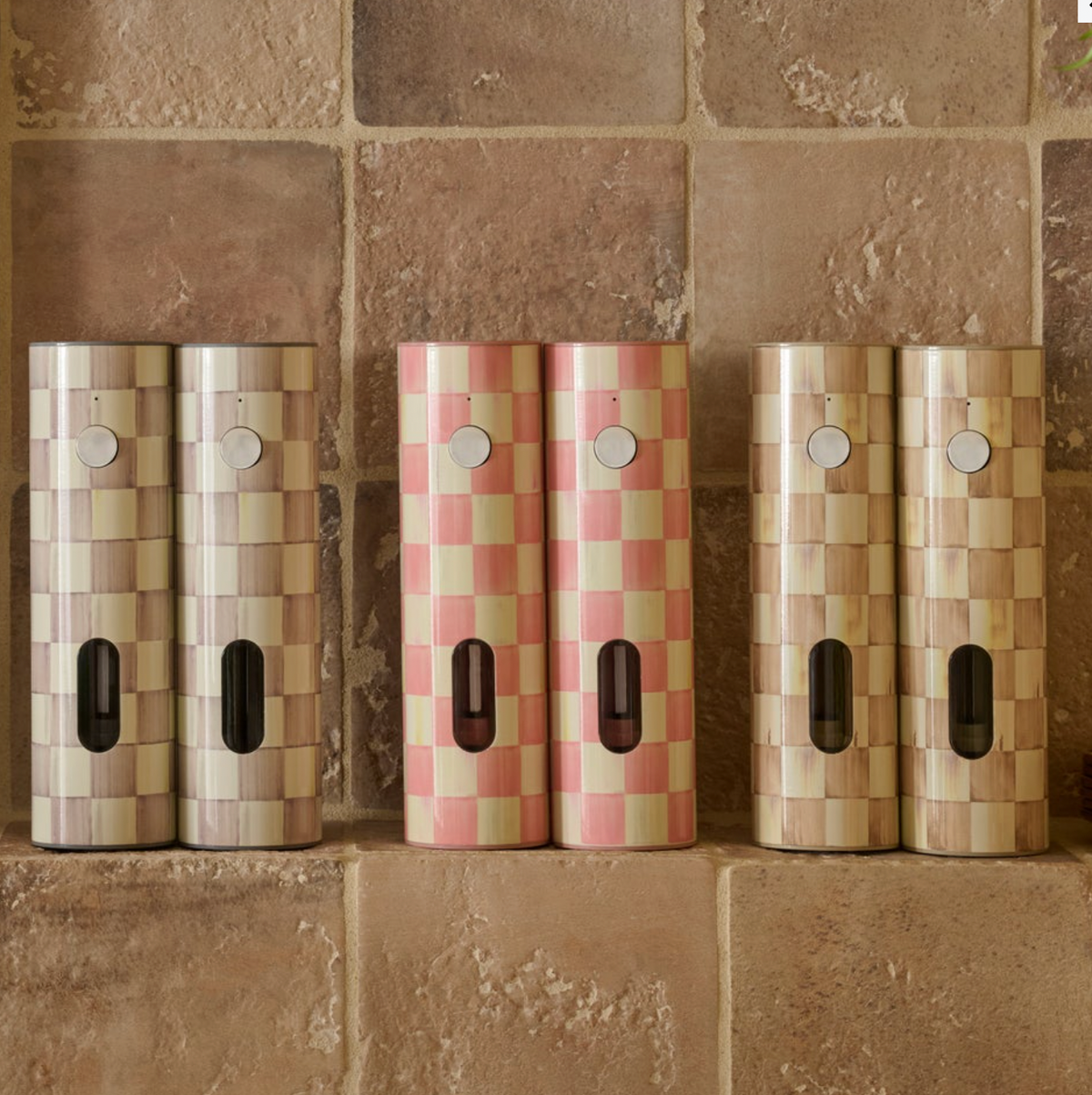 Rosy Check Electric Salt & Pepper Grinder Set