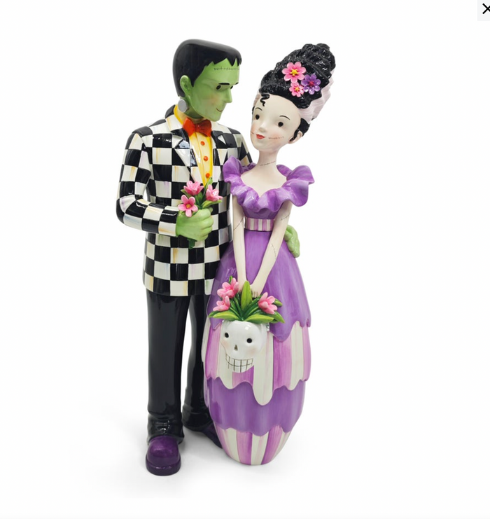 Glam 'o' ween Frankie & Bride Figurine