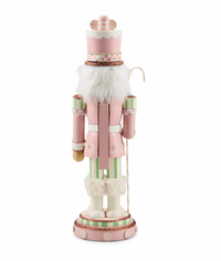 Rosy Peppermint Wood Nutcracker