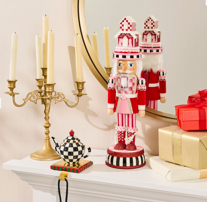 Ruby Red Wood Nutcracker