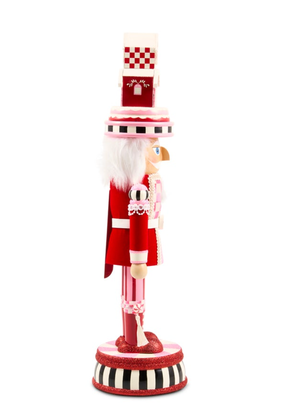 Ruby Red Wood Nutcracker