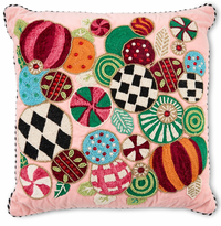 Confetti Jolly Ornament Throw Pillow