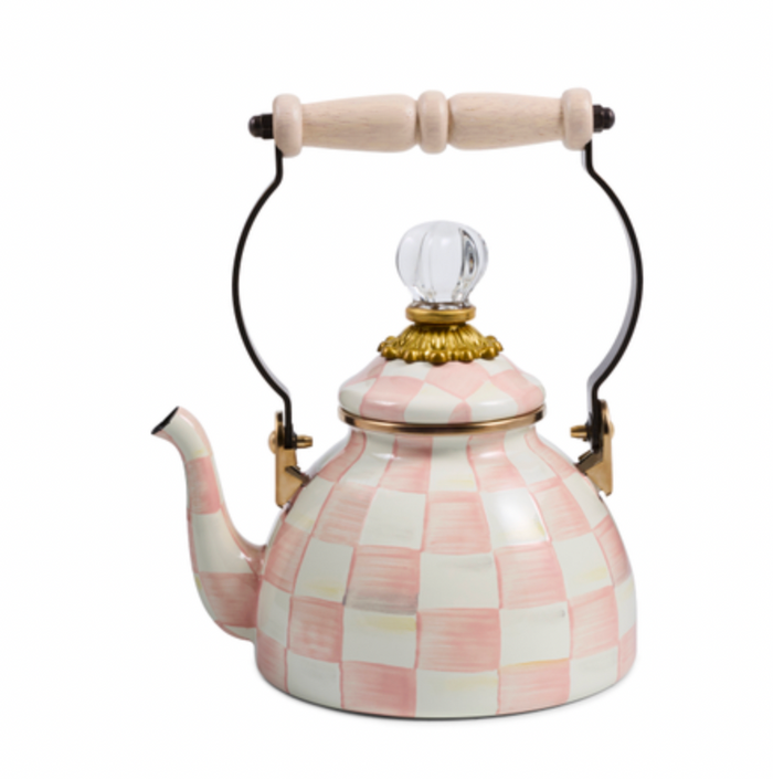 Rosy Check 1 Quart Tea Kettle