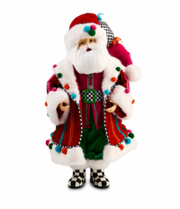 Confetti Christmas Fabric Santa