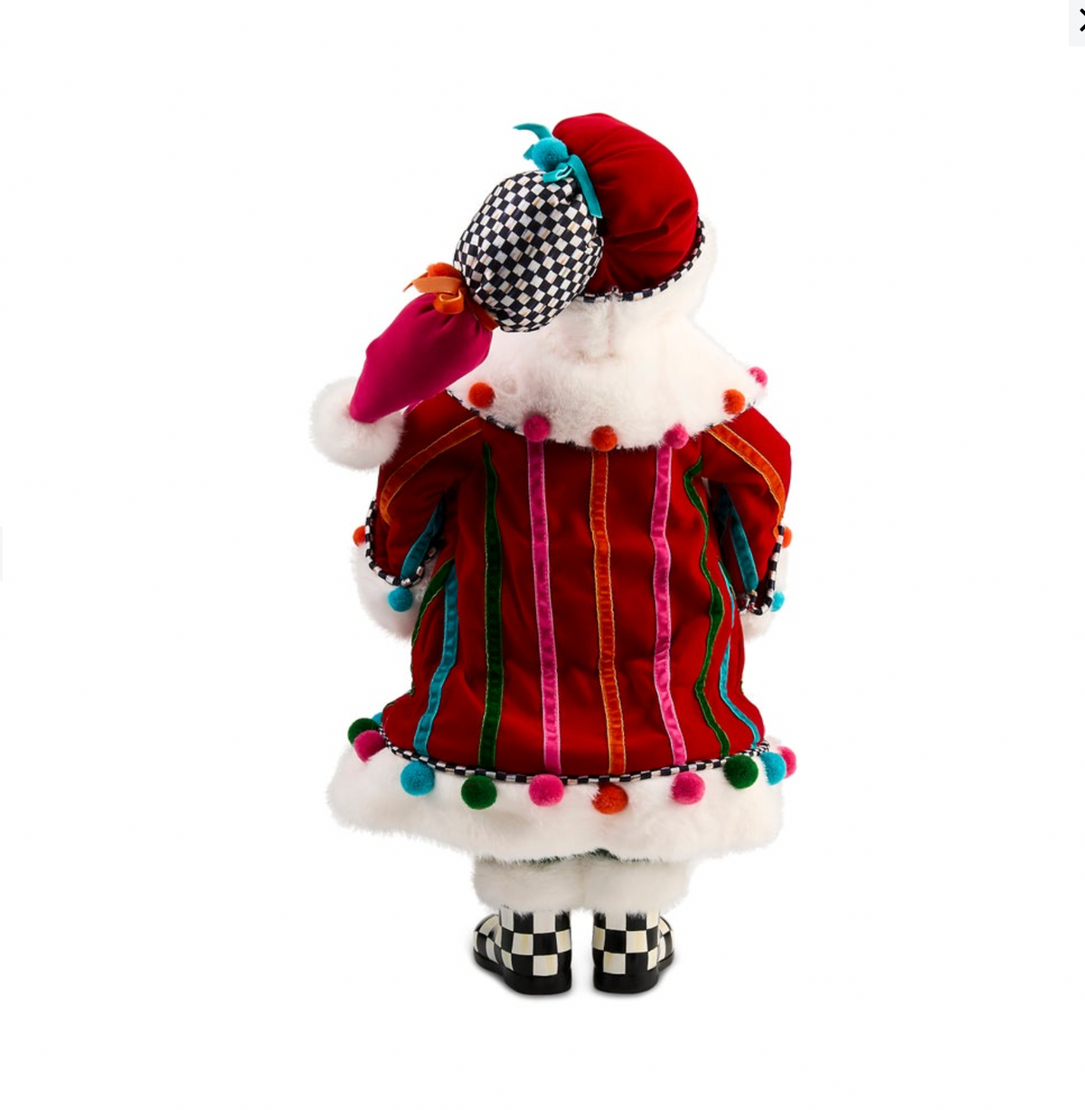 Confetti Christmas Fabric Santa