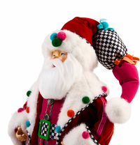 Confetti Christmas Fabric Santa