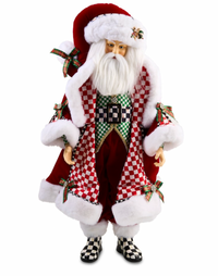 Check It Out Fabric Santa Claus