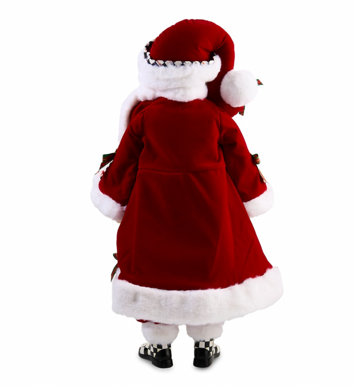 Check It Out Fabric Santa Claus