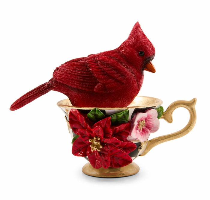 Cardinal in Teacup