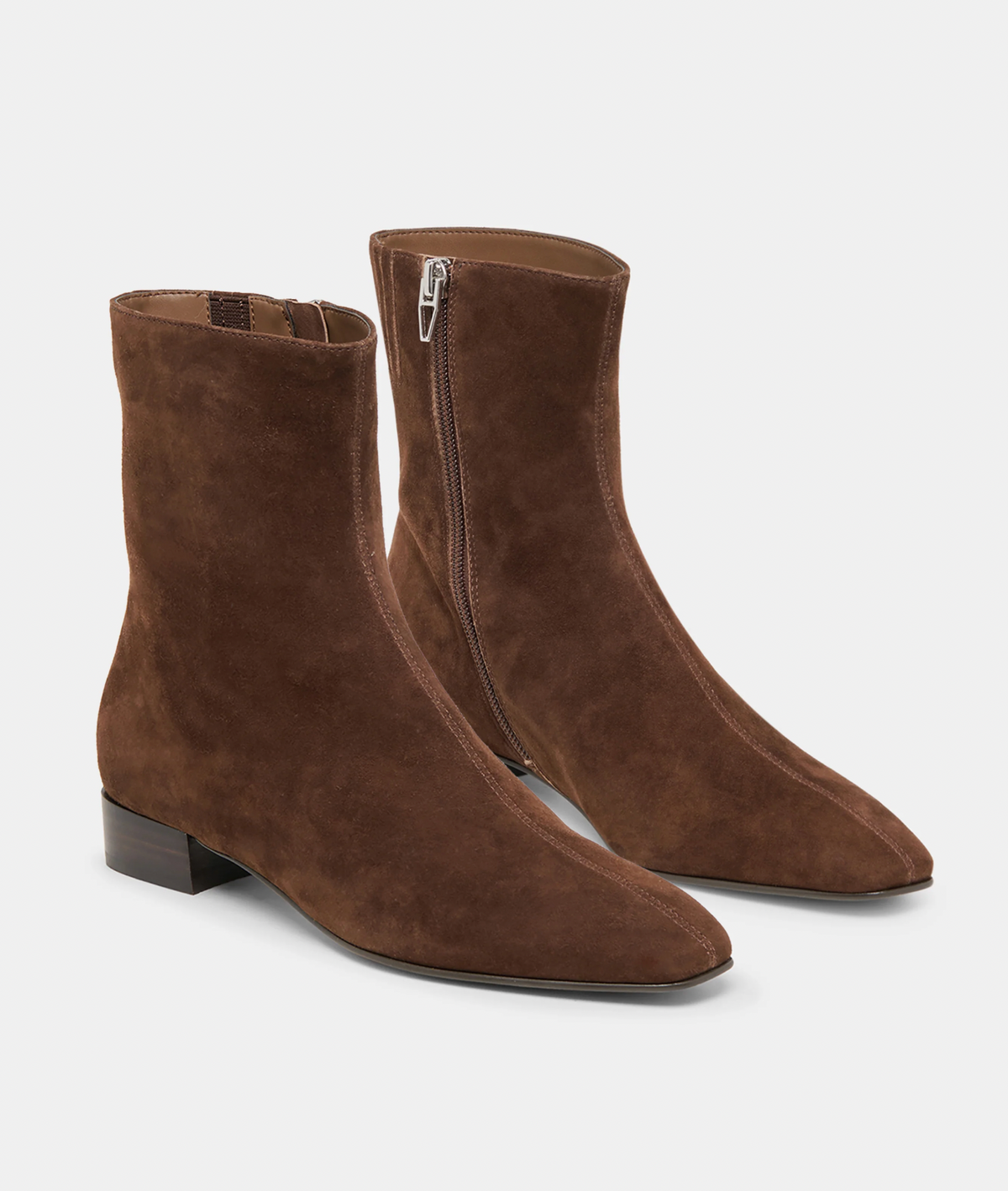 Tarine Booties Dk Brown Nubuck