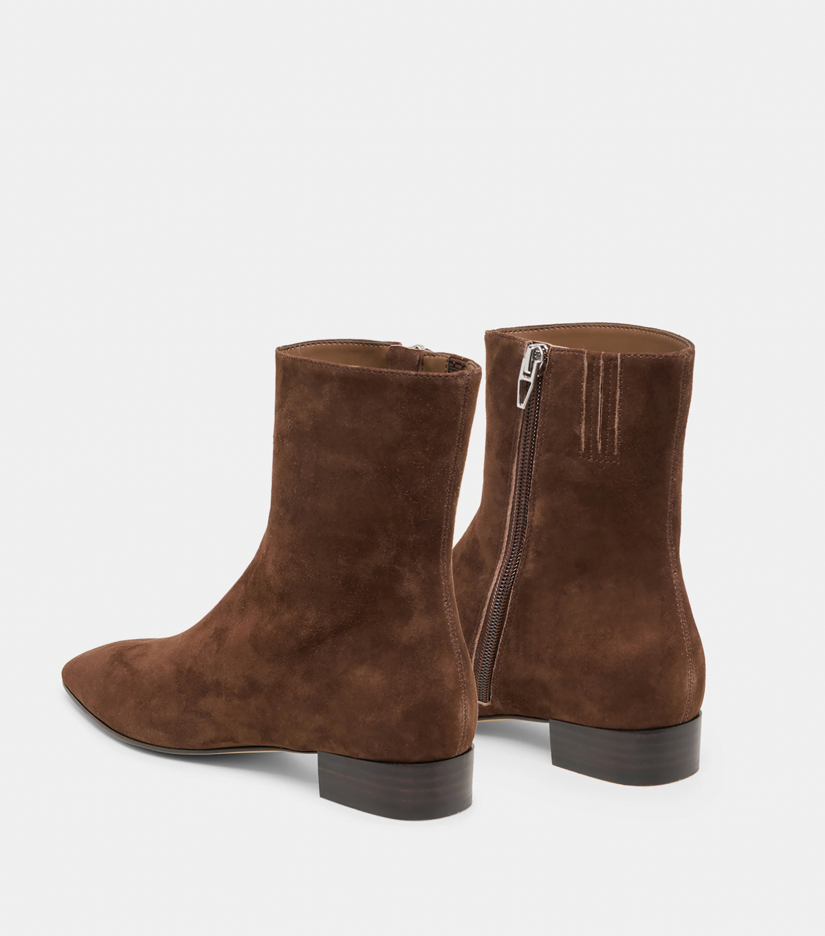 Tarine Booties Dk Brown Nubuck