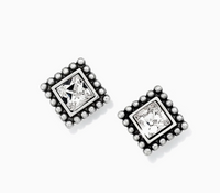 Sparkle Square Mini Post Earrings