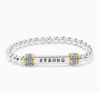 Meridian Strong Two Tone Stretch Bracelet