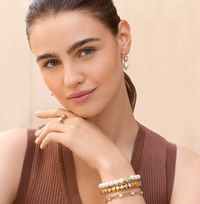 Trust Your Journey Double Pearl Rings