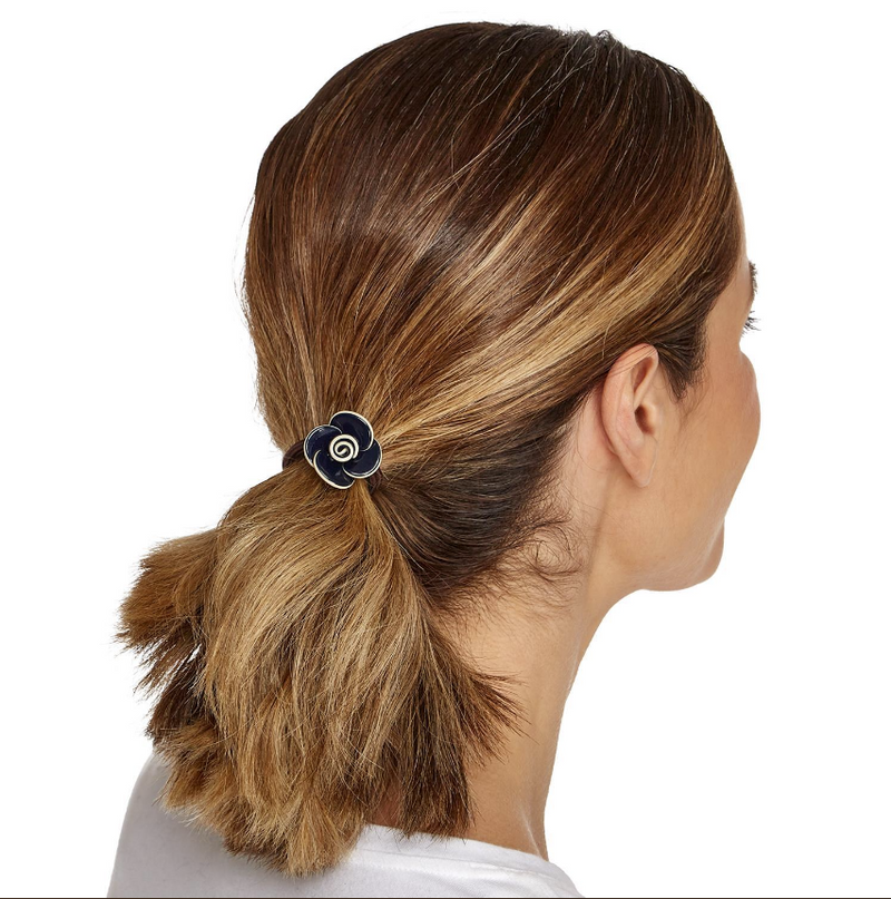 CAMELLIA HAIR TIE S/2