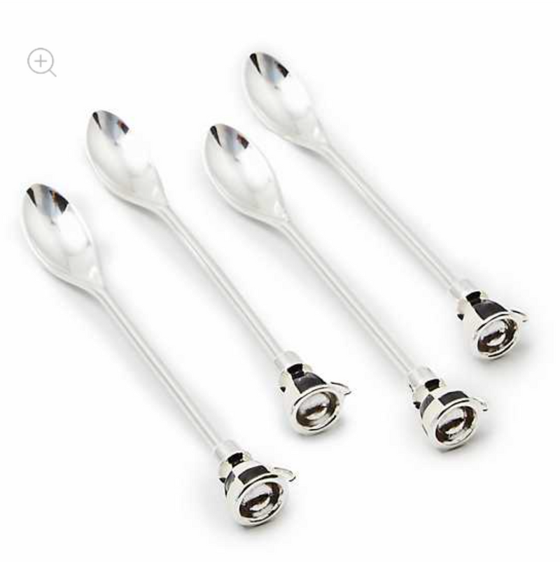 Courtly Espresso Spoons, Set of 4