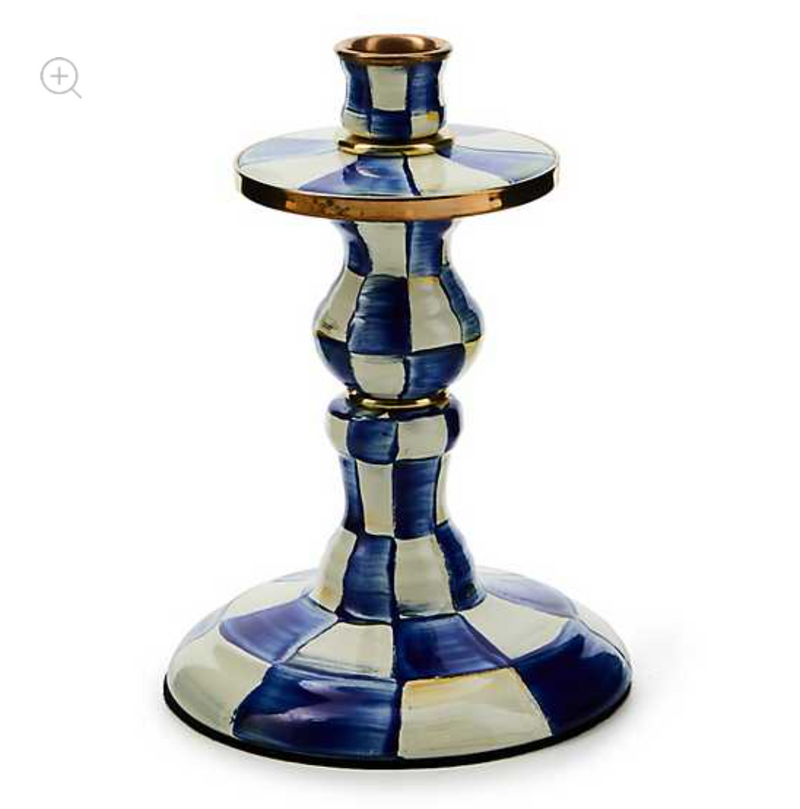 Royal Check Small Candlestick