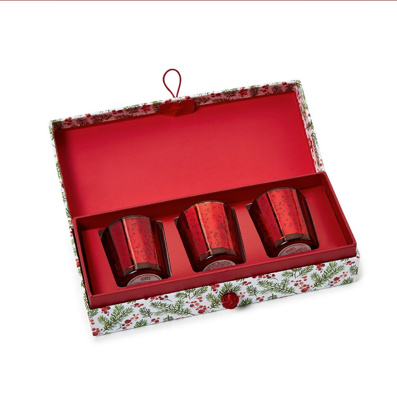 Merry Berry Set of 3 Scented Candles in Gift Box