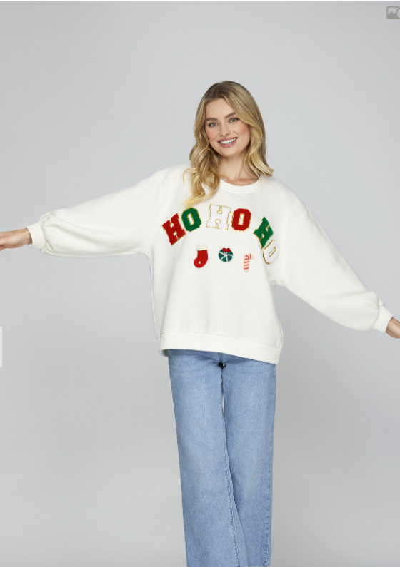 LONG SLEEVE HOLIDAY SWEAT SHIRT