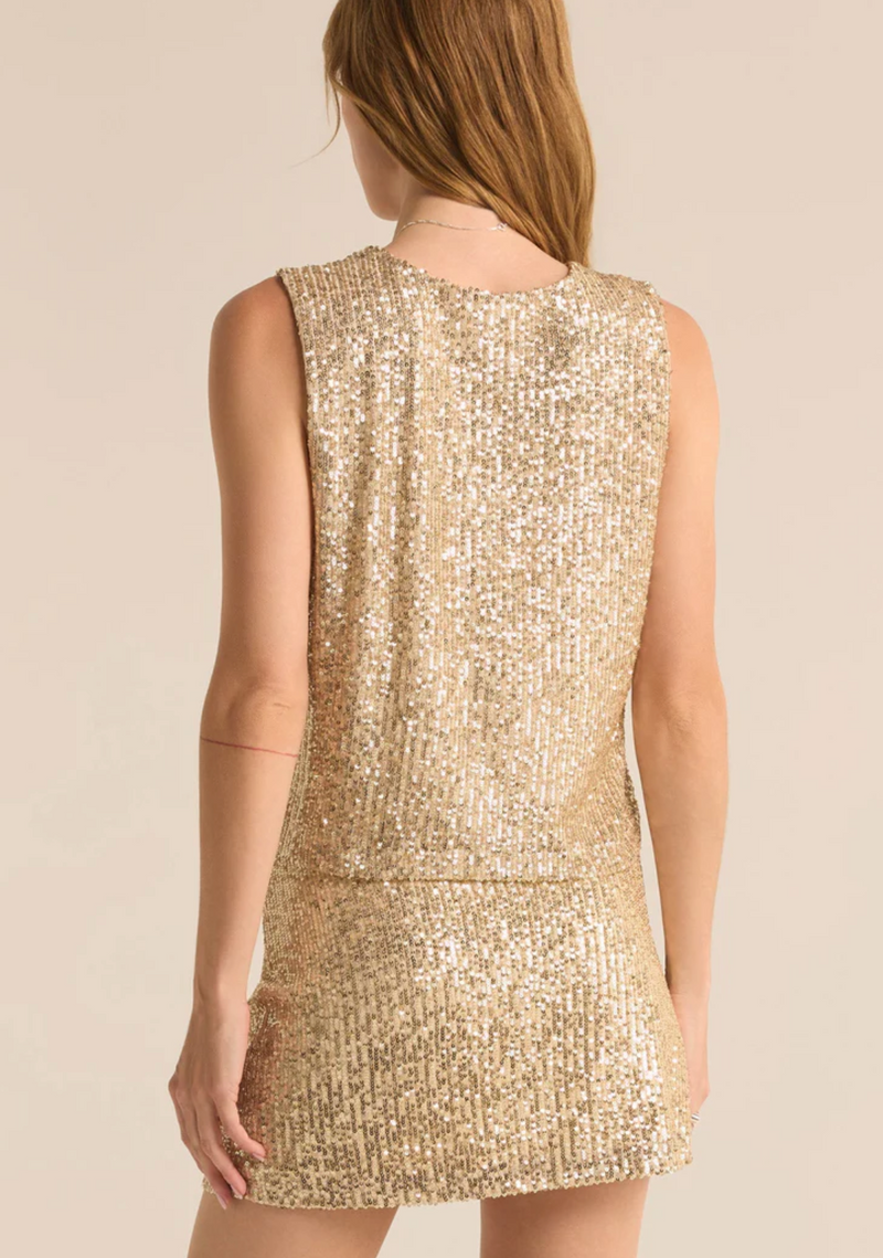 Sloane Sequin Tank