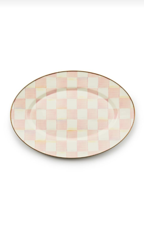 Rosy Check Small Oval Platter