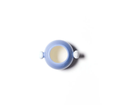 Iris Blue Med. Round Vase