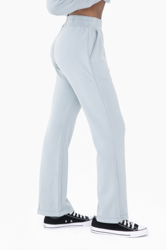 Modal Blend High-Waist Pants