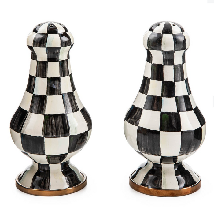 Courtly Check Large Salt & Pepper Shakers