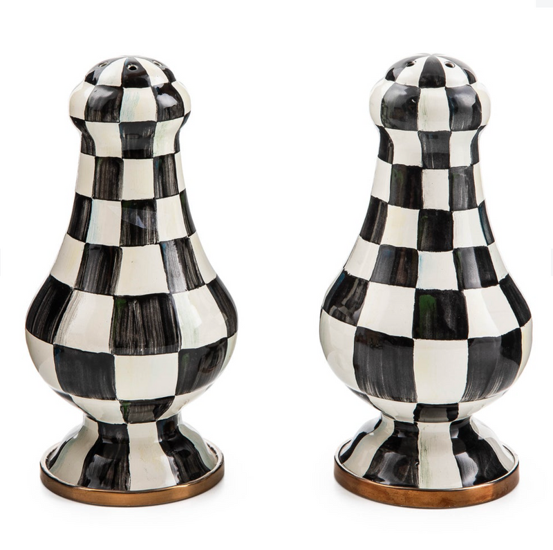 Courtly Check Large Salt & Pepper Shakers
