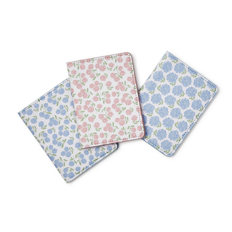 Hydrangea Print Passport Holder A/3 Designs