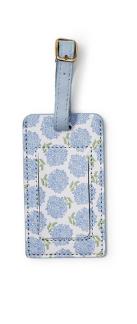 Hydrangea Print Luggage Tag Asst 3 Designs