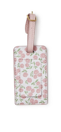Hydrangea Print Luggage Tag Asst 3 Designs