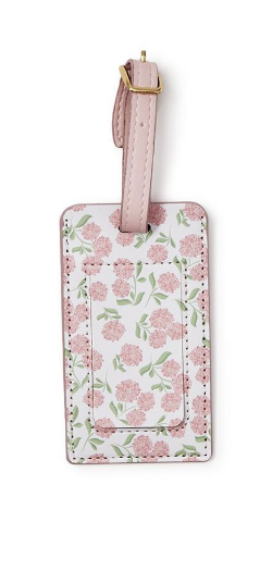 Hydrangea Print Luggage Tag Asst 3 Designs