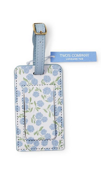 Hydrangea Print Luggage Tag Asst 3 Designs