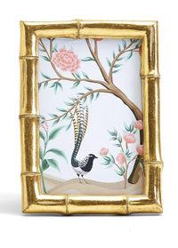 Gold Faux Bamboo Photo Frame