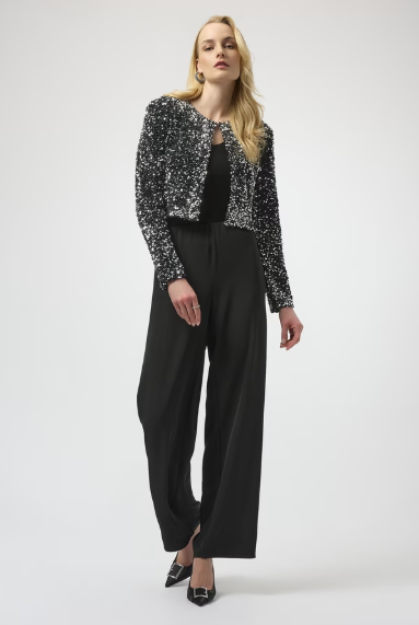 Sequined Velvet Cropped Cover-up
