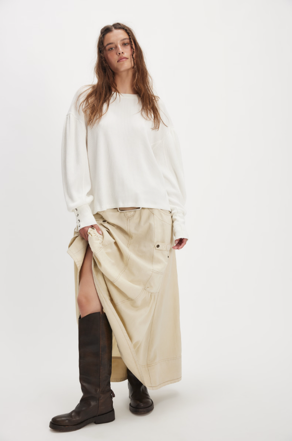 Lapis Cuff Top