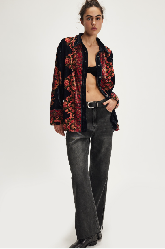 One Night Velvet Top