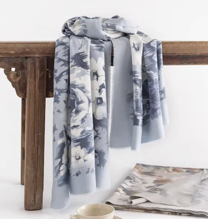 Lightweight Printed Scarf