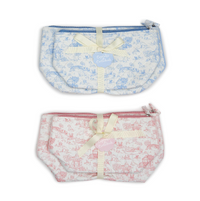 Animal Toile Set of 2 Quilted Multipurpose Pouches