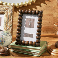 Hand-Carved Bobbin Photo Frame