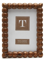 Hand-Carved Bobbin Photo Frame