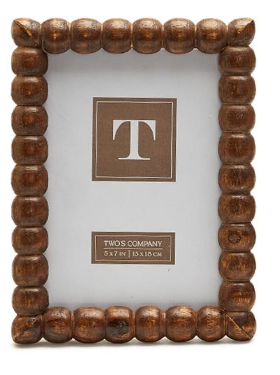 Hand-Carved Bobbin Photo Frame