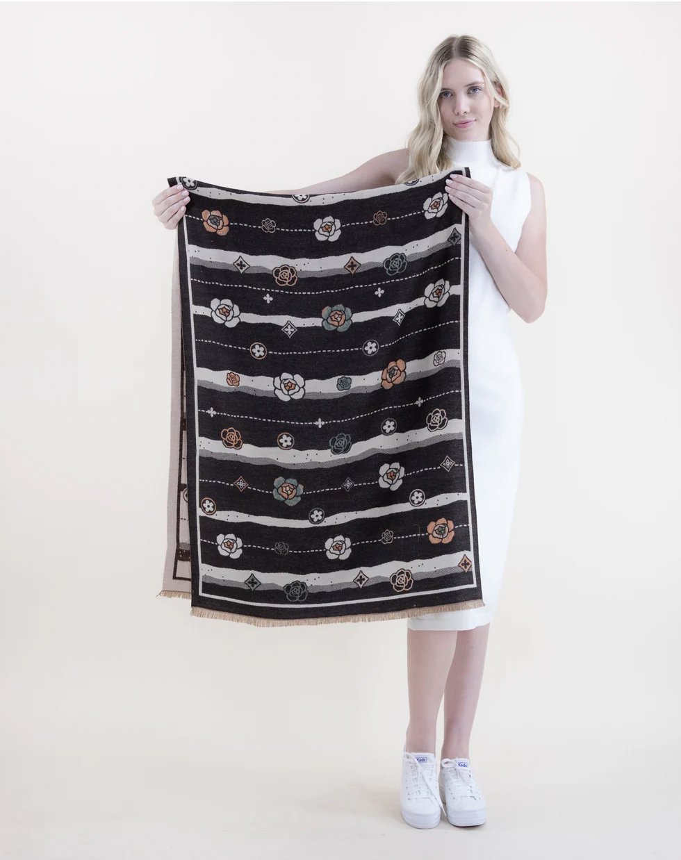 Metallic Thread Scarf