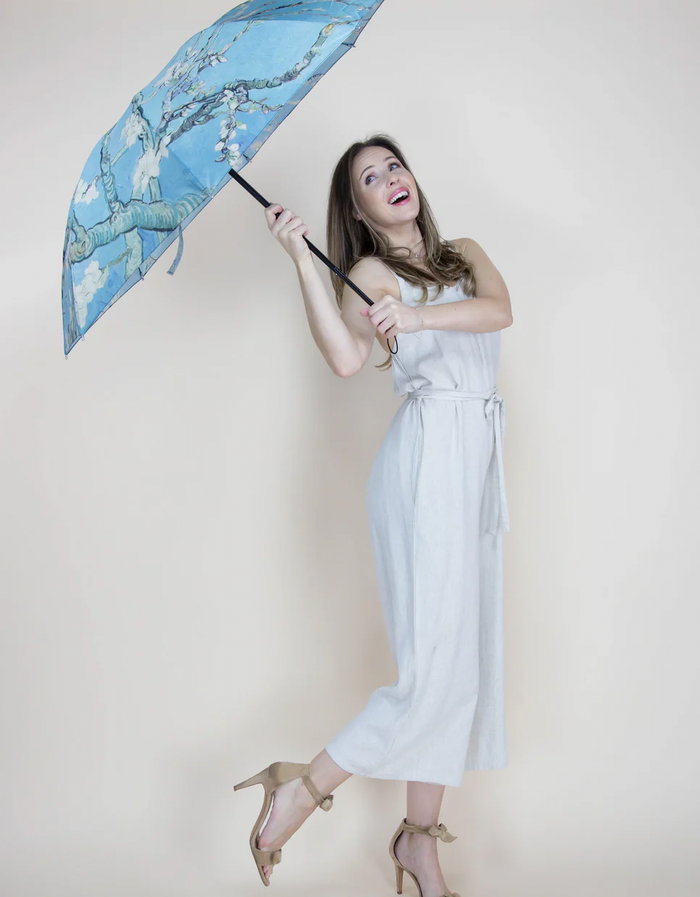 Almond Blossoms Umbrella - TEAL